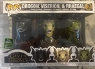 Funko Pop! Game of Thrones Drogon Viserion Rhaegal 3 Pack 2020 ECCC Spring Con