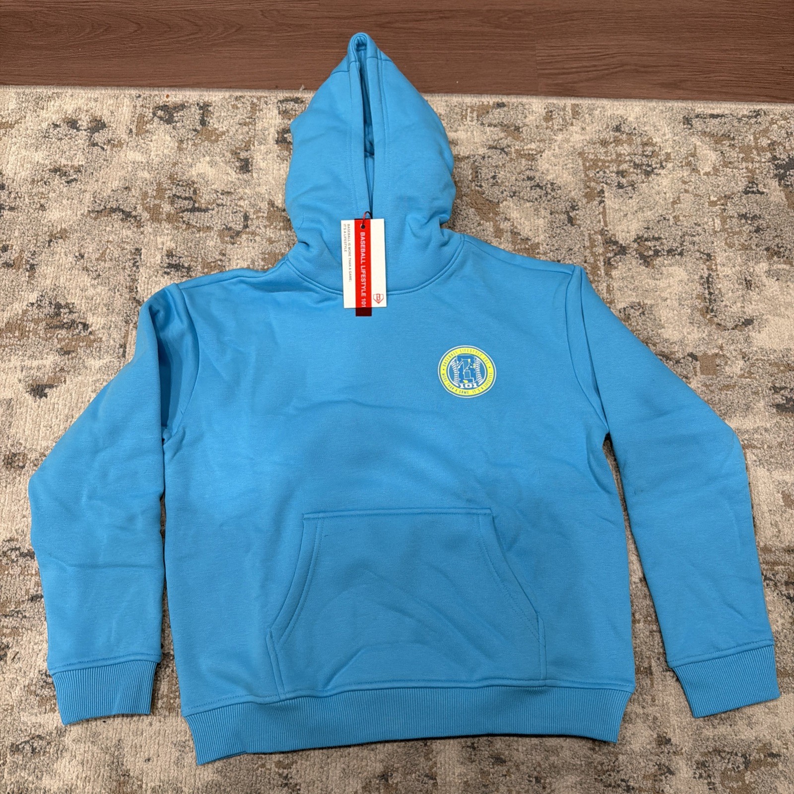 Blue Youth Large Hoodie New With Tags