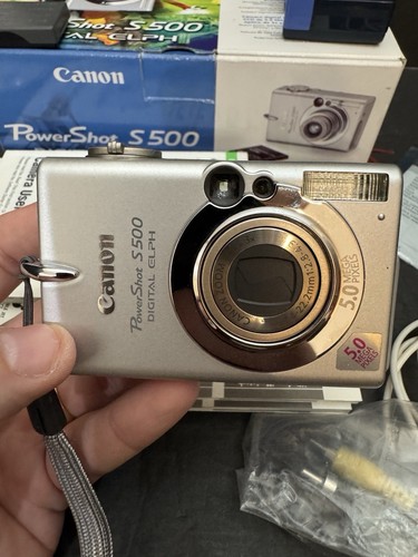 Canon PowerShot S500 Digital Elph 5.0 MP Digital Camera - Read - Picture 4 of 9
