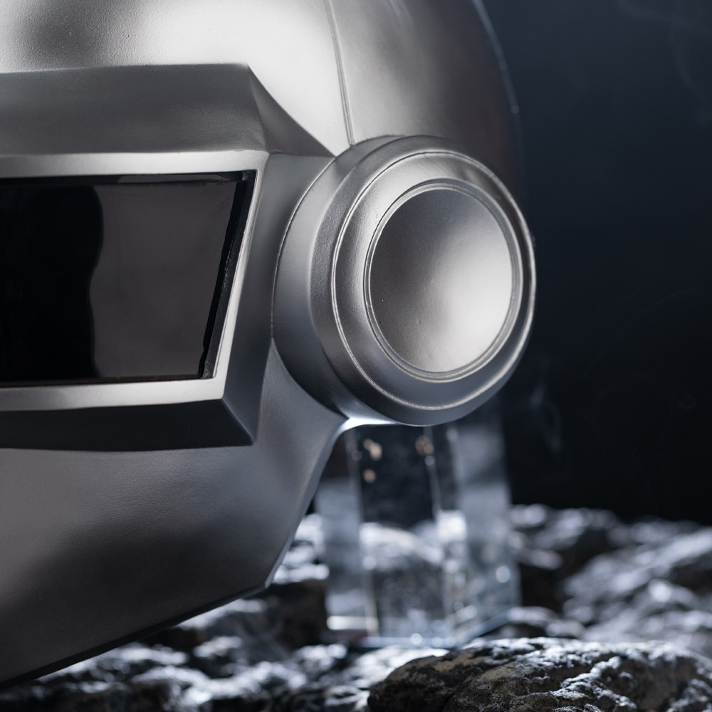 Casco De Resina Plateada Estilo Punk Para Cosplay, Adulto, Circunferencia 52-64 Cm, Inspirado En Daft Punk