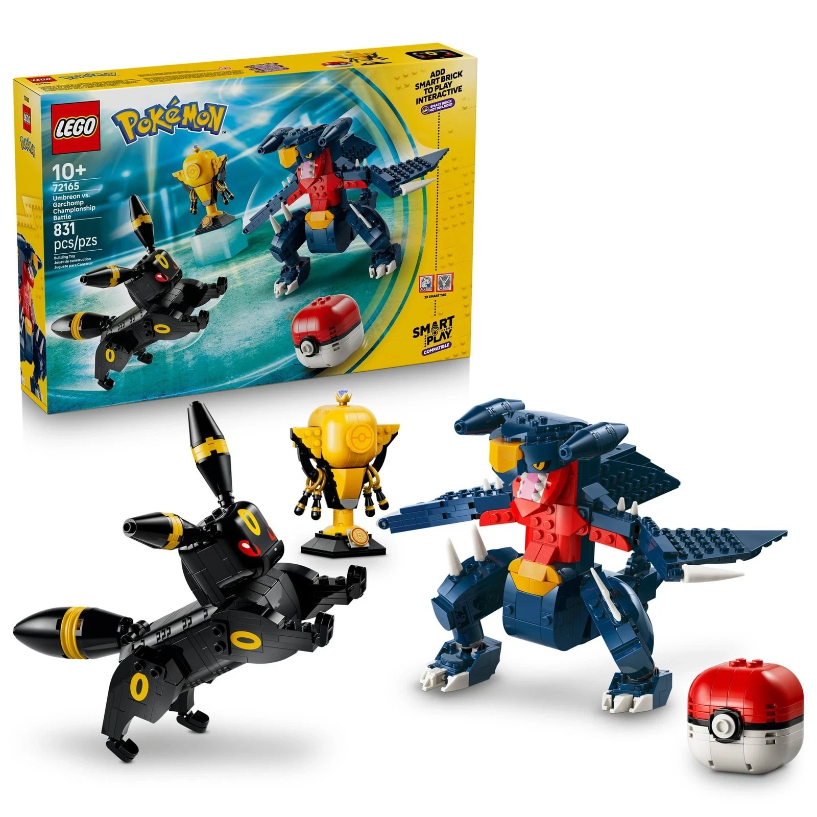 LEGO Pokémon Umbreon vs Garchomp 72165. 831pcs. Ages 10+.  NEW IN BOX