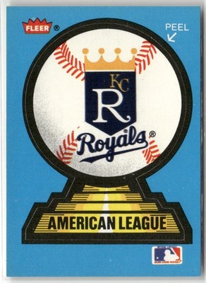 1987 FLEER #NNO KANSAS CITY ROYALS TEAM STICKERS KANSAS CITY ROYALS