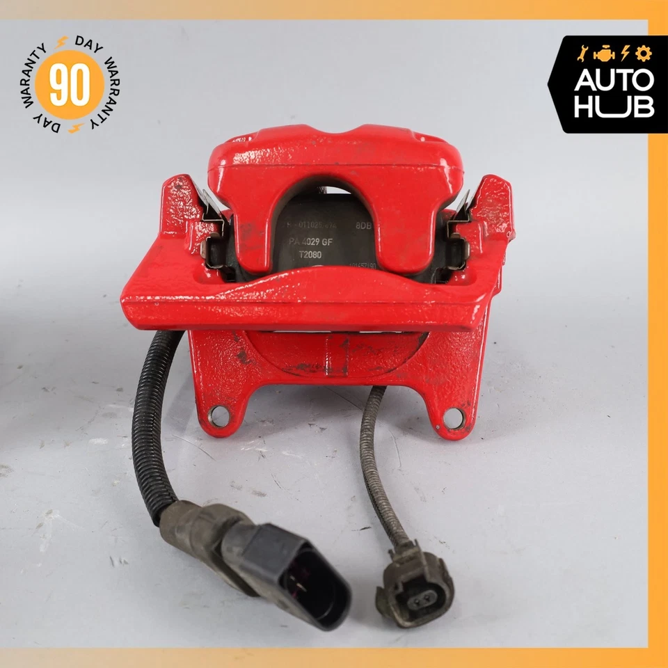 Bentley Continental GT GTC Rear Brake Caliper w/ Actuator Set 3W0698679C OEM 30k - Image 3 of 4