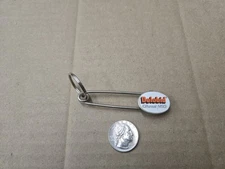 Dolobid Metal Vintage Purse Handbag Bag Keychain Key Chain Ring Loop Holder Logo