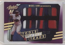 2021 Absolute Tools of the Trade 6 Swatch Spectrum Purple 24/25 Miguel Sano xr1