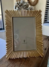 L'objet Deco Sun Ray Frame 24k Gold Plated 4x6