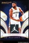 2024-25 Immaculate Jersey Number Zion Williamson 1/1 GAME USED JORDAN LOGO PATCH