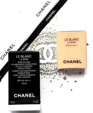 Chanel Le Blanc La Base Correcting Brightening Makeup Base Long Lasting Peche