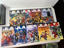 JLA by Grant Morrison & Mark Waid Set Vol 1 2 3 4 5 6 7 8 9 (DC Comics) TPB