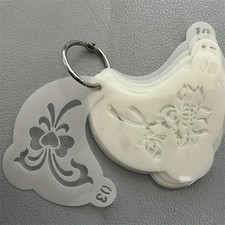 20Pcs Reusable Face Painting Stencil Templates - Floral, Spiderweb Heart Desig