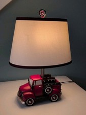 Cooper Ridge 19.5 Rustic Antique Red Truck Table Lamp Solid Shade Large