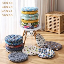 1/2/4er Rund Sitzkissen Stuhlkissen Stuhlauflage Sitzpolster Weiche Kissen Stuhl