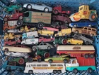 ORIGINAL VINTAGE DIECAST TOY JOB LOT DINKY CORGI & OTHER TOY CARS TRUCKS etc