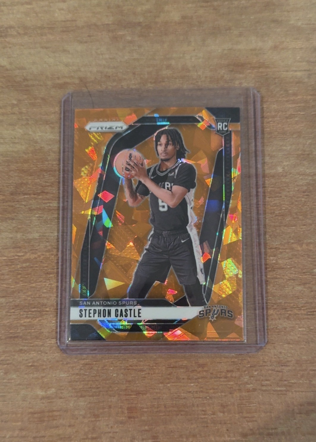 2024-25 Prizm STEPHON CASTLE Orange Cracked Ice Rookie 🔥 #234 SSP