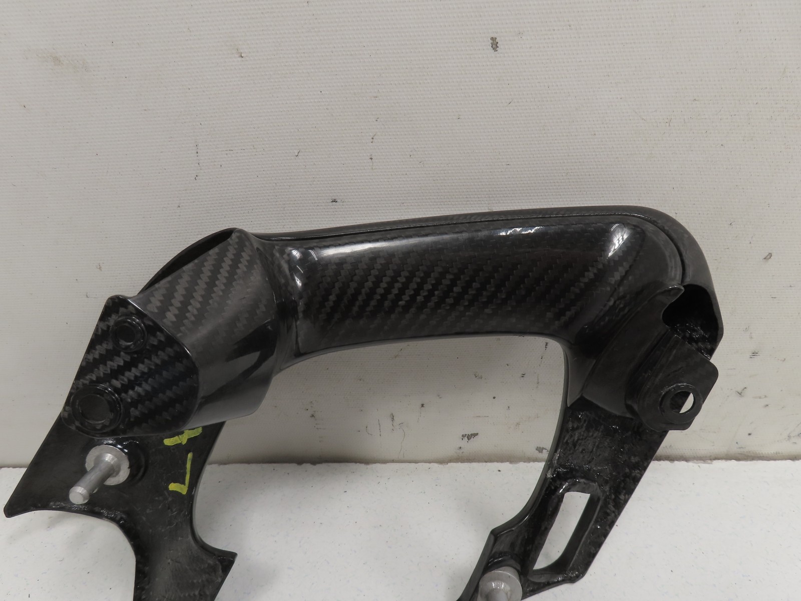 06 Lamborghini Gallardo Grab Handle Door Interior Carbon Fiber Left OEM 40086717