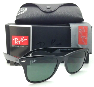 New RAY-BAN Tech Series Sunglasses RB 4195 601/71 52-20 Black with