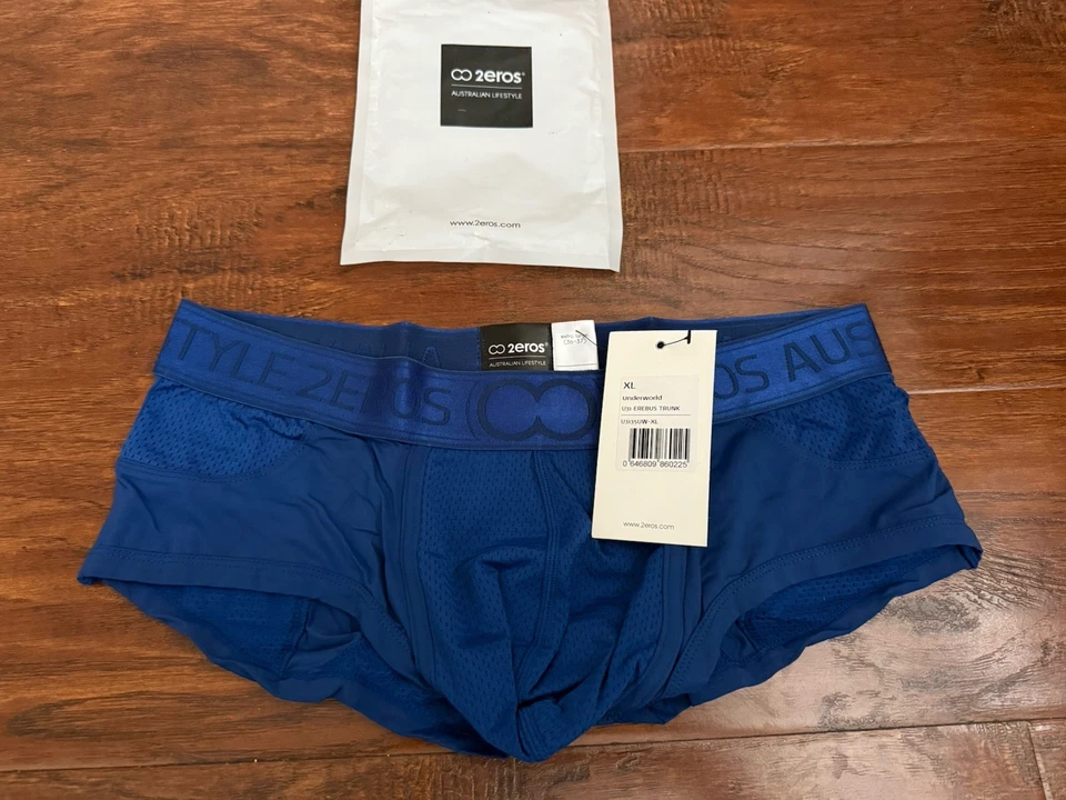 Calzoncillos 2 Eros 'Erebus Trunk' Underworld Nkue XL para hombre nuevos con etiquetas Foto 3 de 4