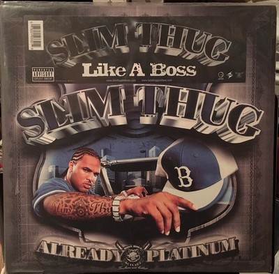 Slim Thug - Like A Boss - Vinyl Record 12 - F4593z