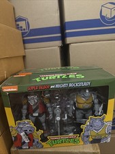 NECA Teenage Mutant Ninja Turtles Super BeBop And Mighty Rocksteady TMNT Figures
