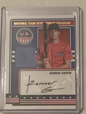 Konnor Griffin ~ 2023 Panini USA Stars & Stripes RPA ~ Team USA ~Pirates RC Auto