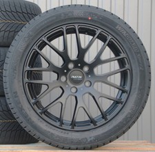 VW Bus T5 T6 T6.1 Satz Kompletträder Alufelgen P70 schwarz matt Winterreifen ABE