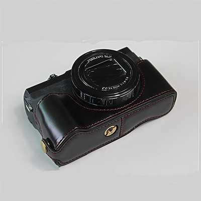 For Canon G5X Mark II Camera Bag Protection Dock Case Base Leather Cover Shell
