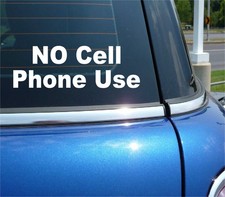 NO CELL PHONE USE DECAL STICKER BUSINESS STORE CELLULAR PRIVACY DOOR WINDOW