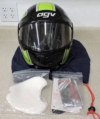 AGV Blizzard snowmobile helmet size M flip up with breather box manual & bag