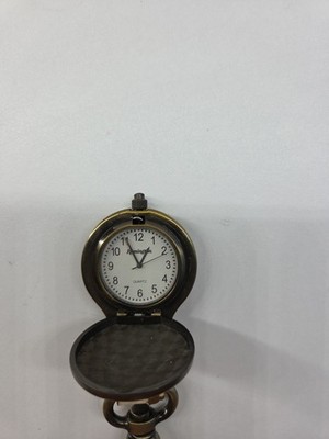レミントン　掛時計　REMINGTON Remington Quartz Pocket Watch Keychain Clip Brass 38-172 Japan