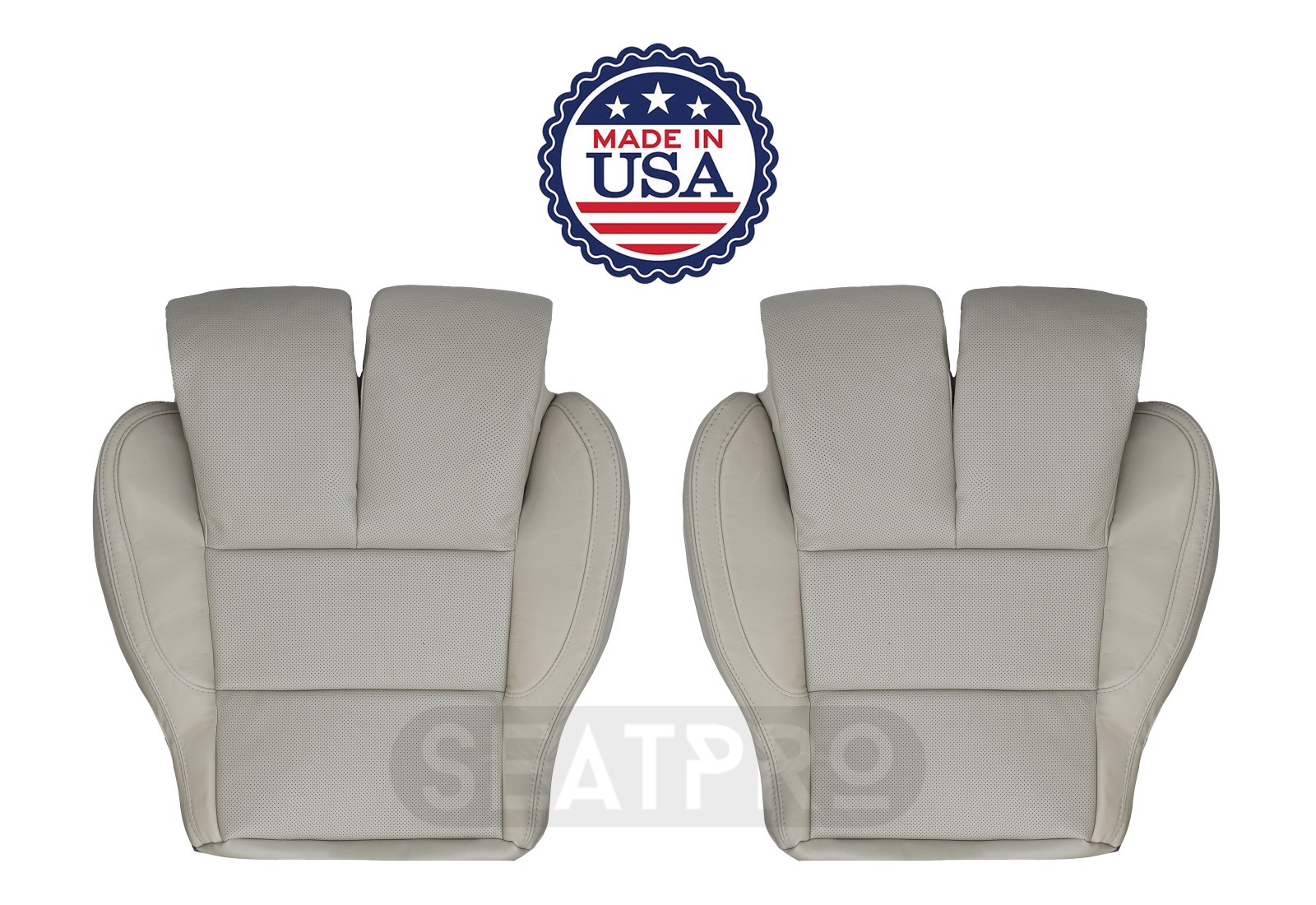 Fits 2018-2021 Lincoln Navigator Front Bottom Seat Cover Synthetic Leather Tan