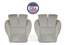 Fits 2018-2021 Lincoln Navigator Front Bottom Seat Cover Synthetic Leather Tan