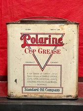 Polarine  Cup Grease Can 25 lb. Standard Oil Company Indiana, AMOCO