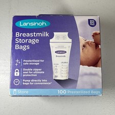 Lansinoh Breastmilk Breast Pump Storage Bag - 20470 - 100 count