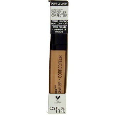 Wet n Wild PhotoFocus Concealer, Light/Medium Beige 841B, 0.29 fl oz