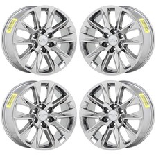 20 Chevrolet Silverado 1500 Bright Chrome Wheels Rims Factory Oem 5919 Exchange