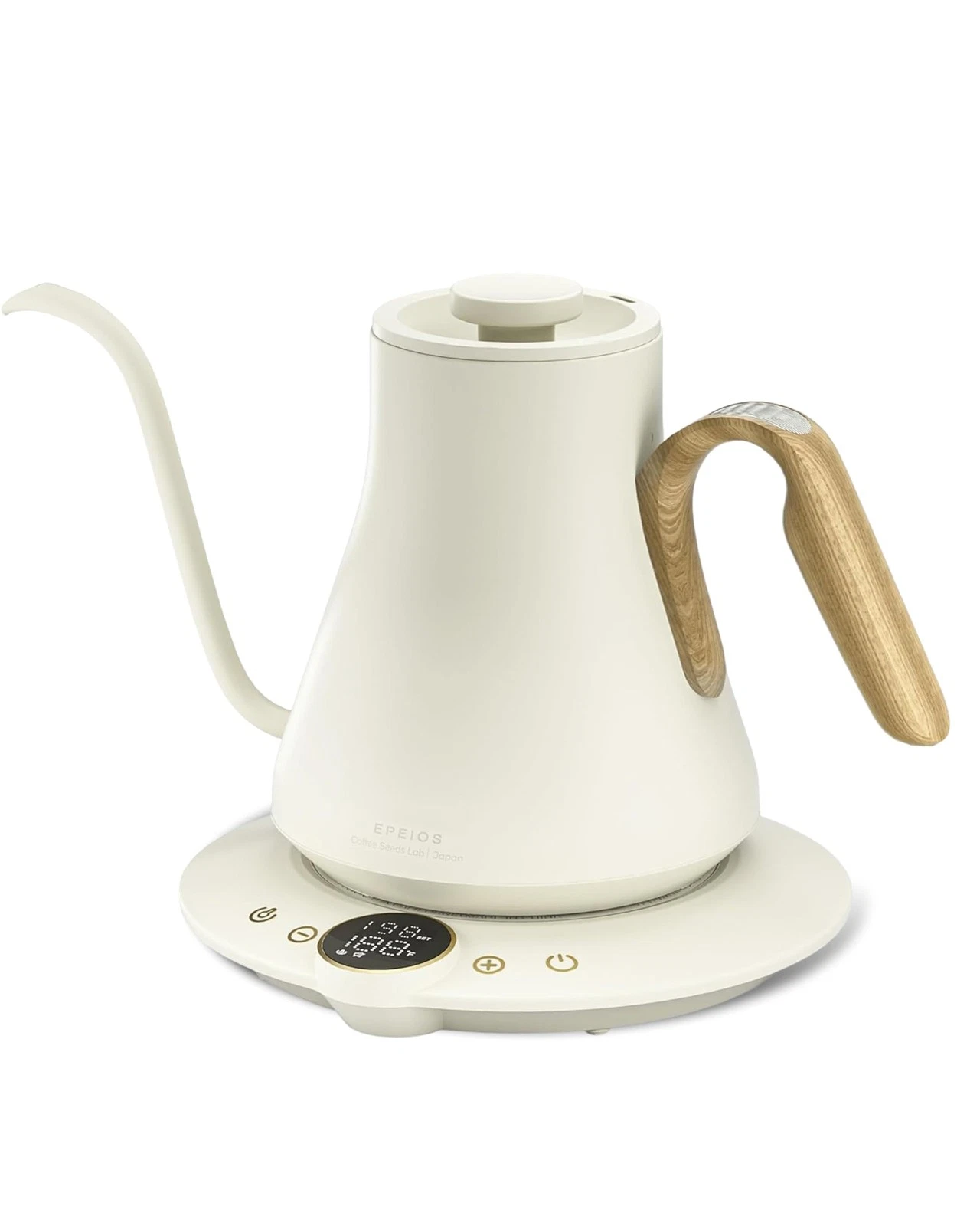 Gooseneck Electric Kettle, ±1℉ Temperature Control, Stainless Steel Inner, Qu...