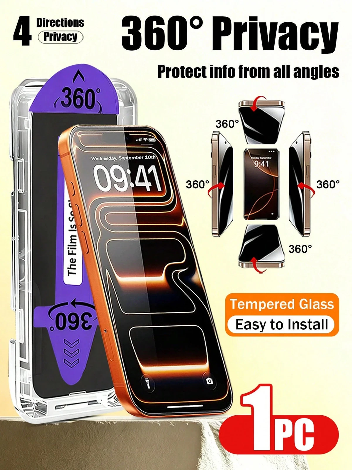 360° Full Screen Protector Glass Film For iPhone 17/16/15/14/13/12/11 With Cheap24