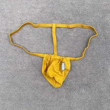 N2N Bodywear Men Gold Rayon Pocket G-String thong slingshot underwear S M L XL