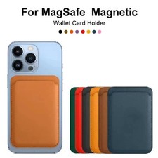 For iPhone 17 16 15 14 13 Original Leather Wallet Card Holder Case With MagSafe