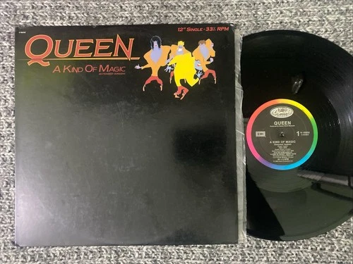 Queen Lp 12” A Kind Of Magic 1986 V. G /Vinyl N. M Original Rare