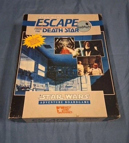 Vintage Star Wars Escape From The Death Star Board Game West End Rare Complete