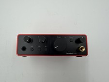 Focusrite Scarlett Solo 4th Gen USB Audio Interface Red 4th Generation