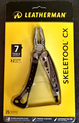 Leatherman Skeletool CX  7-in-1 Multi-Tool,Carbon Fiber Handle,Rare,Discontinued