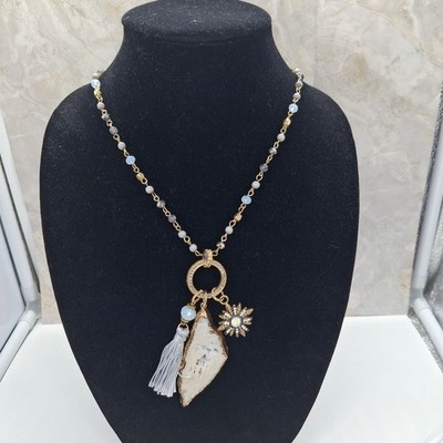 Cato 1946 32'' long boho necklace