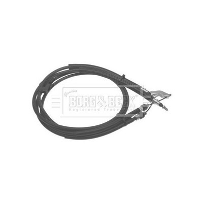 BORG & BECK Cable Pull, parking brake BKB2891