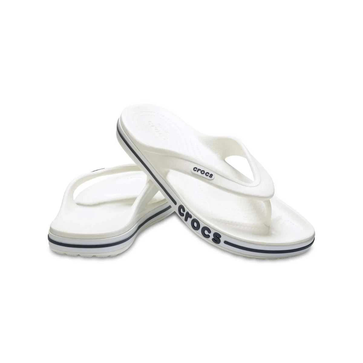 Crocs Mens Thong Rubber White Crocs Flip Flops Sandals Shoes Sz 11 Amazon.com | Crocs Men main image 4