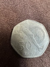2004 Roger Bannister 50 pence UK coin ,Circulated 