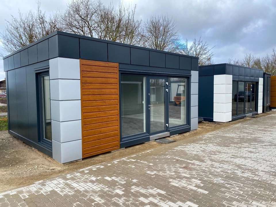 Bürocontainer Wohncontainer Containeranlage 6,00 x 5,00 m 27,79 m² - Bild 2 von 4