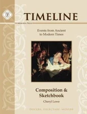 Timeline Composition & Sketchbook: Events from Ancient to Modern Times - GOOD