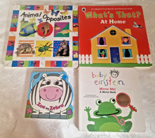 Board Book Baby Einstein Mirror Me Animal Opposite What's That At Home Zoe Zebra